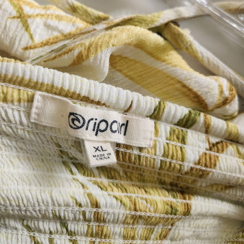 Rip Curl Montego Palm Tropical Print Spring Summe… - image 5